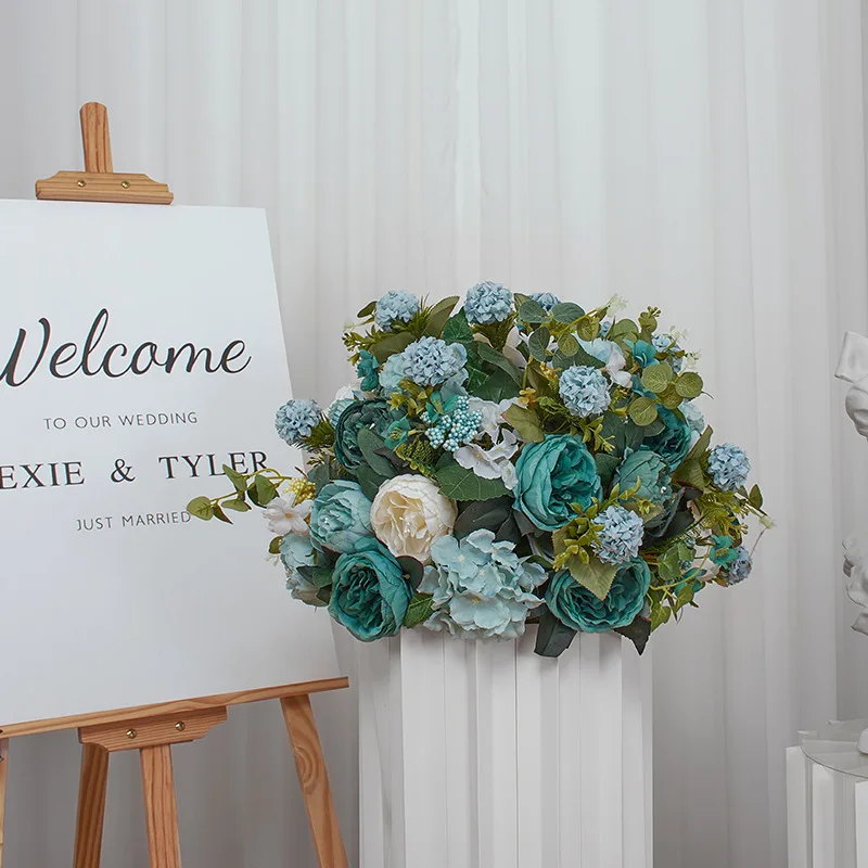 Silk European Flower Ball Decor 5