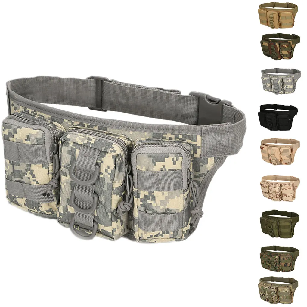 

Outdoor Camping Mini Waist Bag Waterproof Storage Bag Fishing Hiking Mountain Climbing Training Waist Pack