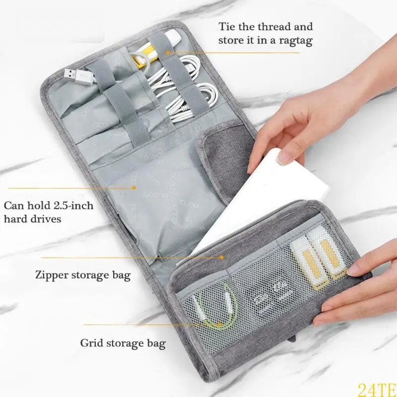 Bolsa De Almacenamiento Digital Viajero Multifuncional 24X8X9Cm (S
