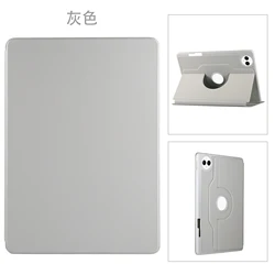 360° Rotating Universal Stand Case with Auto Sleep & Shockproof Protection - Smart Leather Cover for MatePad Pro12.2 2024 (Grey)