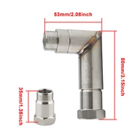 90 Degree Oxygen Sensor Adapter Connector For M18 X 1.5 2