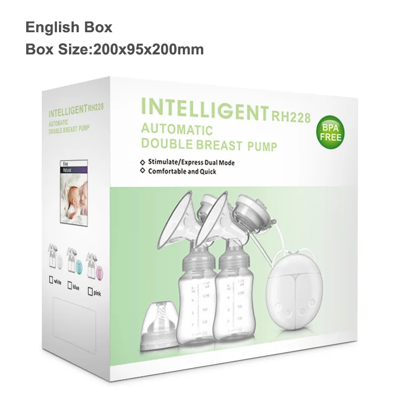 Breast Pump ZIMEITU Bilateral Electric Breast Pump Silent Automatic Milking Machine Nursing Supplies