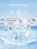 Ice Maker  , 2 Sizes of Bullet Ice, Portable Maker Machine Self-Cleaning, Ready in 6 Mins, Ice Scoop & Ba 2