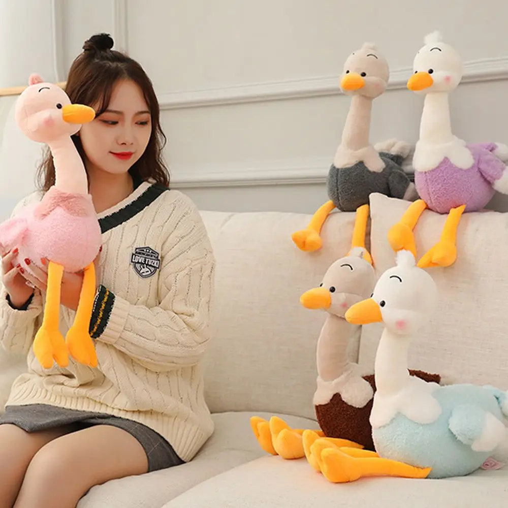 

Успокаивающая кукла, детская игрушка, домашний декор, подушка для сна, мягкая подушка, мягкая игрушка-Зверюшка, плюшевая кукла-Страус, плюшевые игрушки, кукла страуса