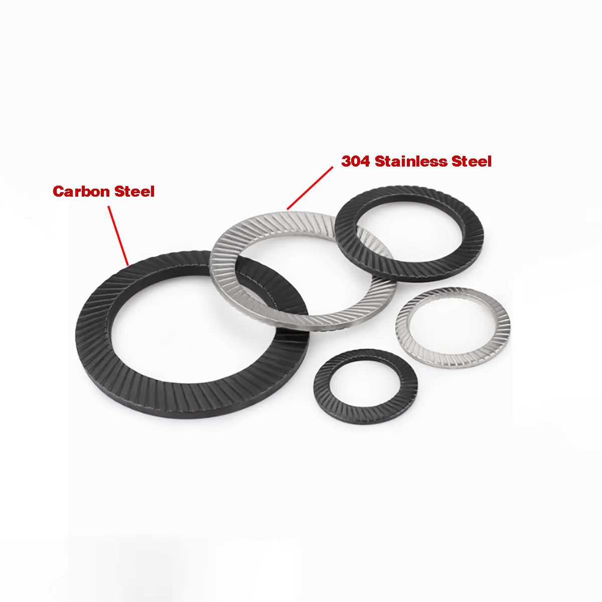

Carbon Steel Metal Locking Washer/Circular Double-Sided Toothed Gasker With Anti Loosening And Self-Locking