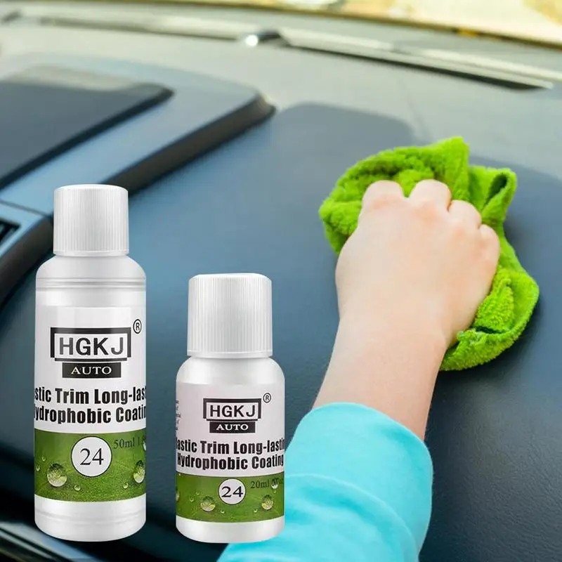 

Plastics Parts Refurbish Agent For Car 50ml HGKJ Car Polish For Plastic Interior Exterior Restorer Exterior Restorer Wax For Car