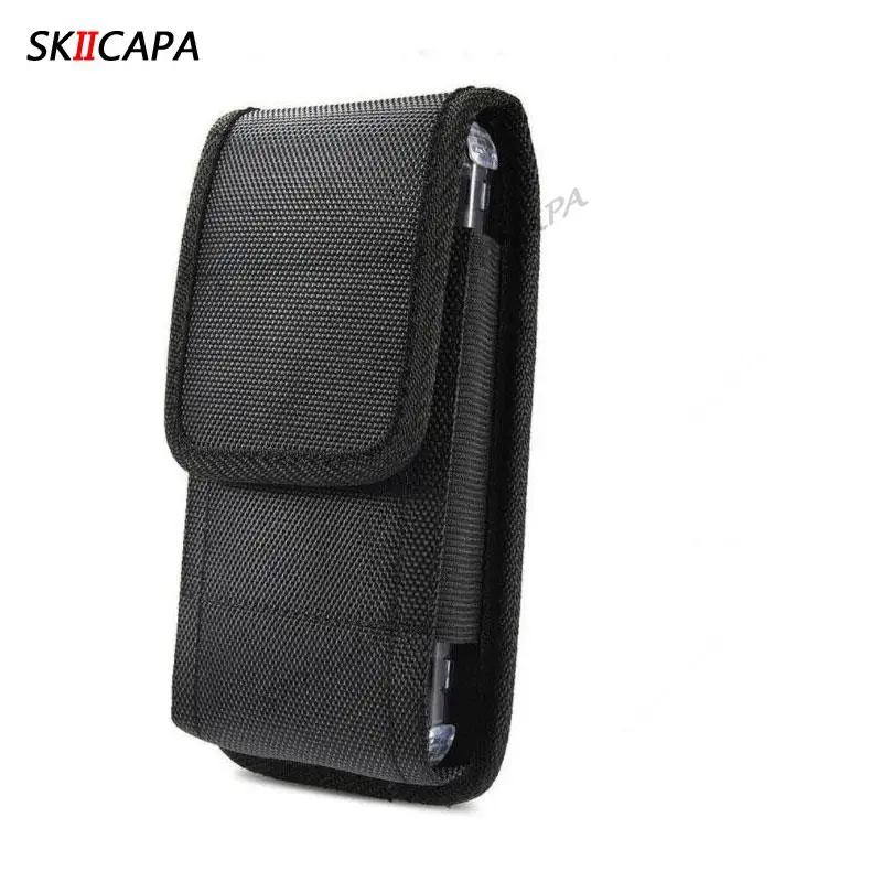 Oxford Cloth Holster Phone Pouch with Belt Clip