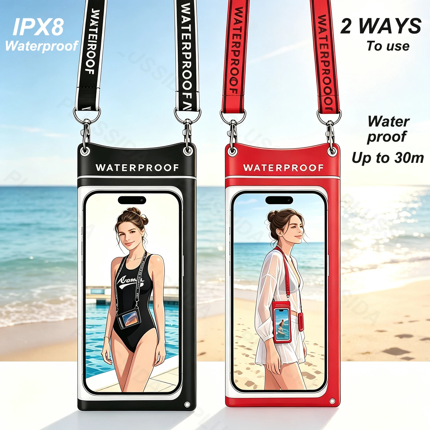 Universal Waterproof Phone Case Pouch – Premium Protection