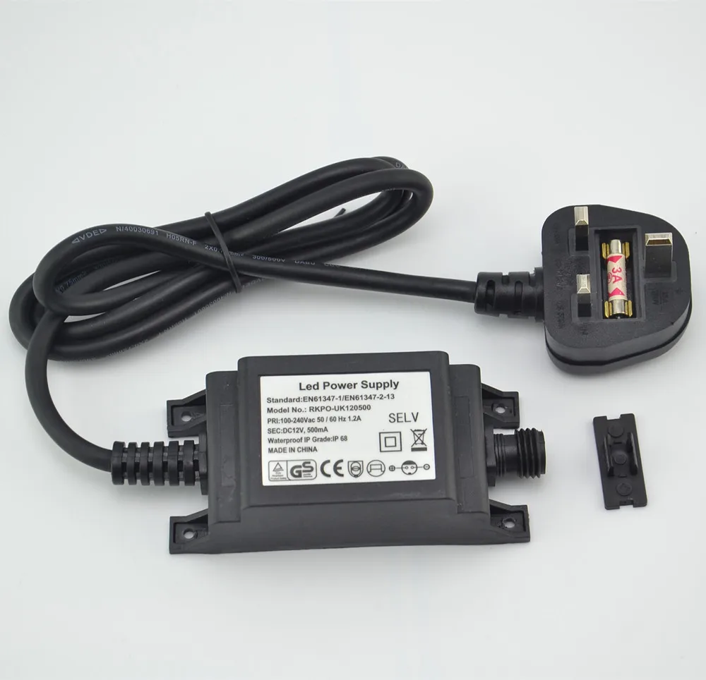 AC/DC ADAPTER for Battery Powered Flame Lights FLM  series Use USA worldwide 
