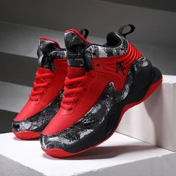 Fashion Boys Brand Basketball Shoes for Kids Sneakers Thick Bottpm Non-slip Children Sports Shoes Child Boy Basket Trainer Shoes