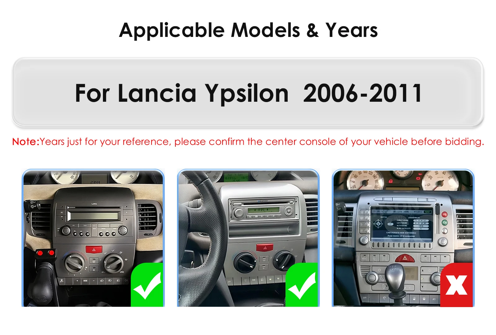 Hizpo Carplay 4G Android 14 8581 AI Systeme Auto Radio für Lancia Ypsilon 2006-2011 Multimedia Player GPS 2din Autoradio Video – Detail 5