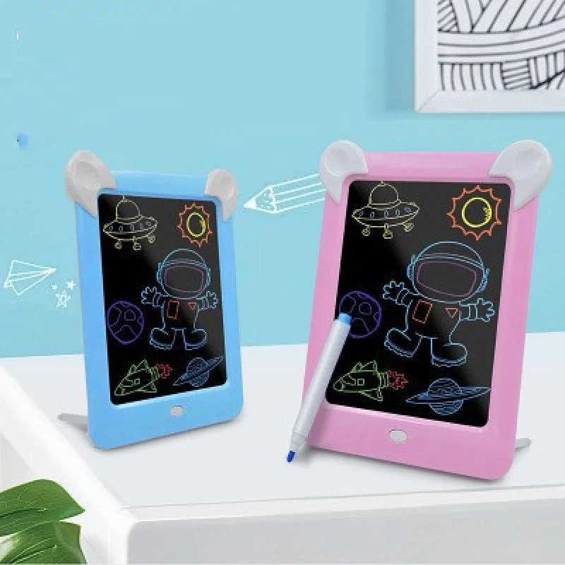 3D LED 조명 필기 메시지 보드 페인팅 보드, 전자 형광 조명 페인팅, 어린이 선물 장난감 글쓰기 보드