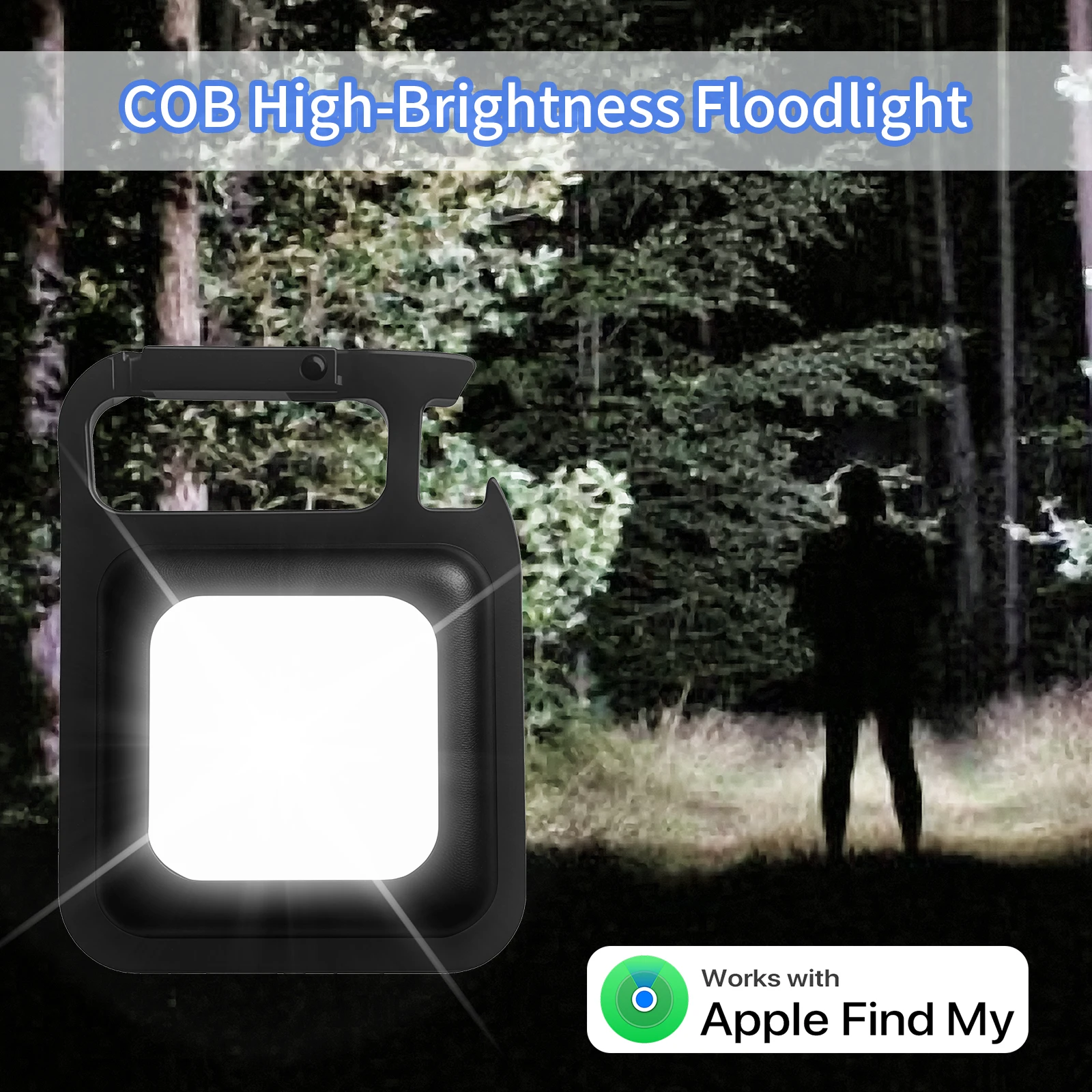 AIYATO Multifunction Locator Bluetooth Tracker Rechargeable floodlight Keys Finder USB flash drive Work With Apple Find My App gps locator,key finder,anti lost tracker,anti lose tracker,item locator,anti lost locator,key chain locator