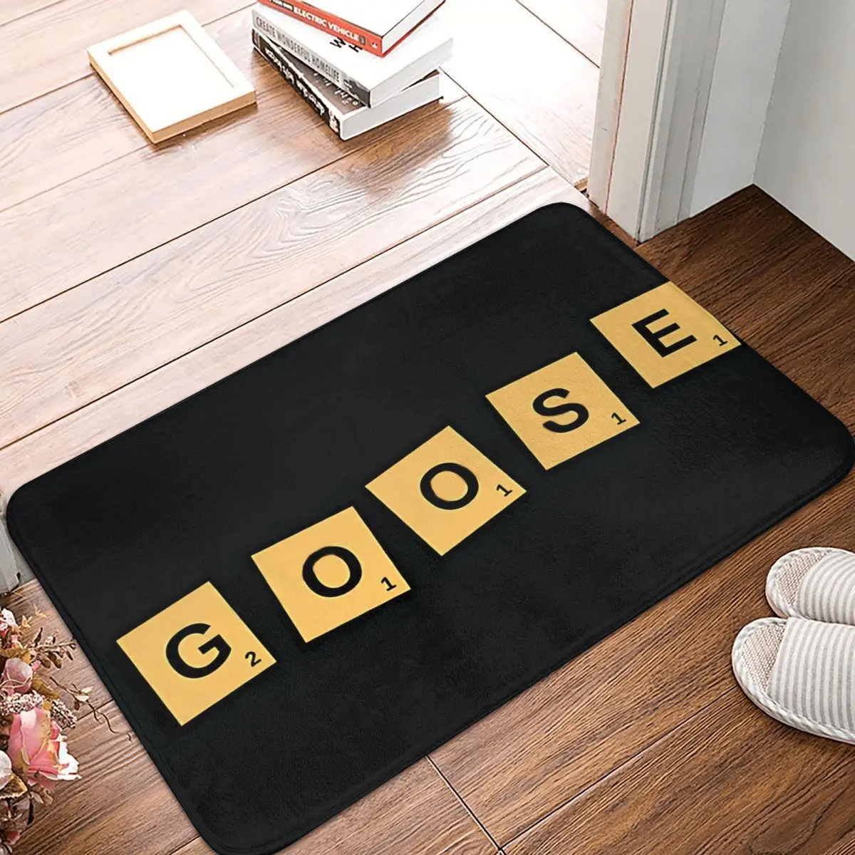 Oca Oca Anatra Gioco Antiscivolo Zerbino Scrabble Lettera Piastrelle Tappeto Soggiorno Camera Da Letto Mat Outdoor Indoor Decor