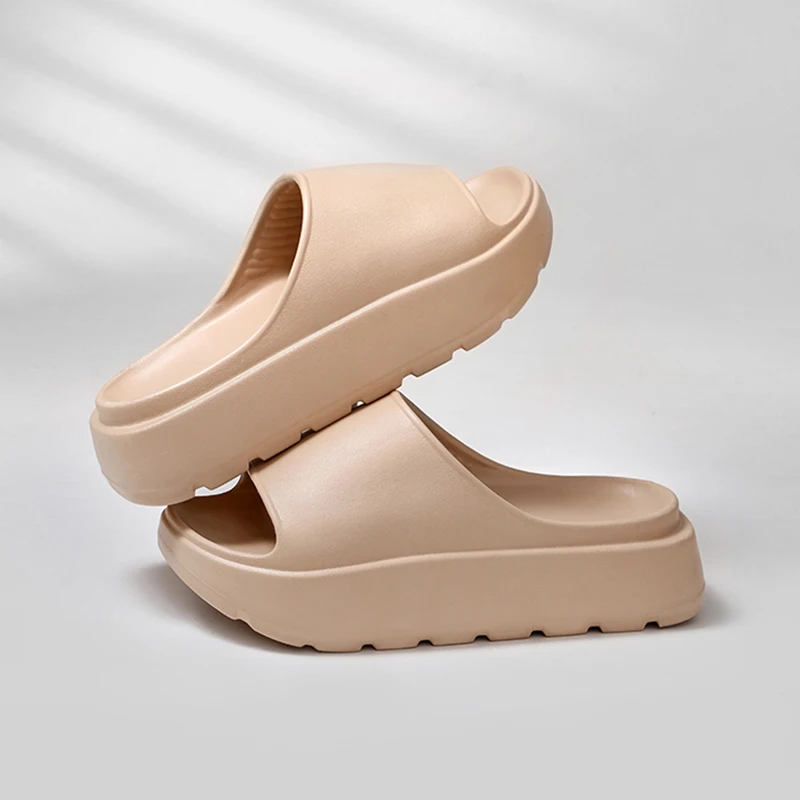 Thick Bottom Cloud Slippers Women 2024 Summer Casual Chunky Platform Sandals Woman Soft EVA Non-slip Beach Shoes Slides Female 5