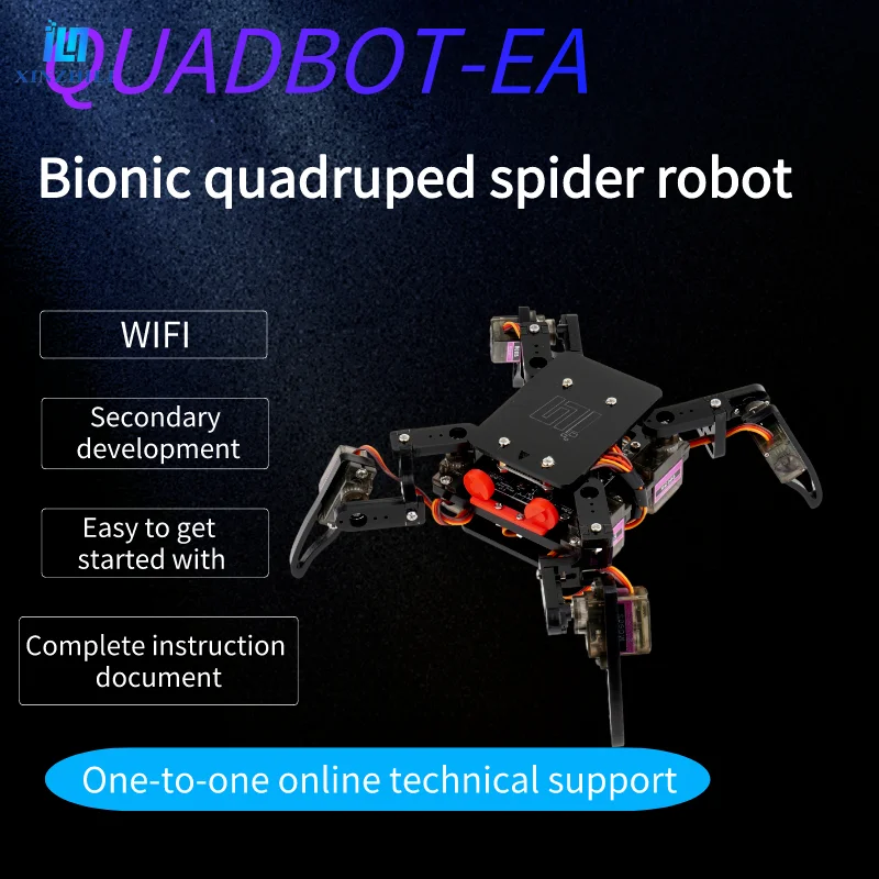 Bionic Quadruped Spider Scientific Robot Kit Toy for Arduino, Multi-function DIY Assembly Building Blocks Smart Toys - Image 5