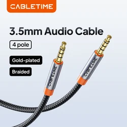 Premium 4 - Pole TRRS 3.5mm Audio Cable for Enhanced Sound Quality