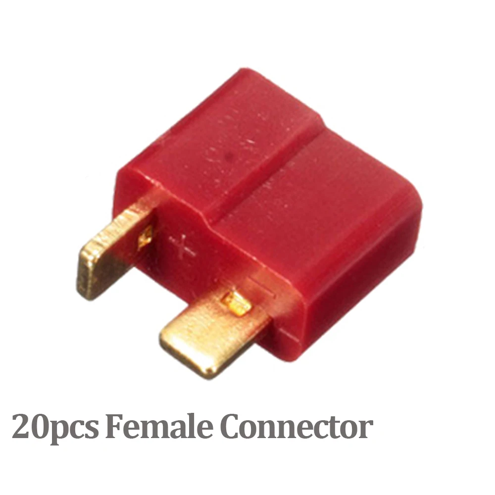 Adattatore A T Plug Deans Maschio/Femmina – 2 Pezzi Per Batterie Lipo, Auto Ed Elicotteri RC - 3