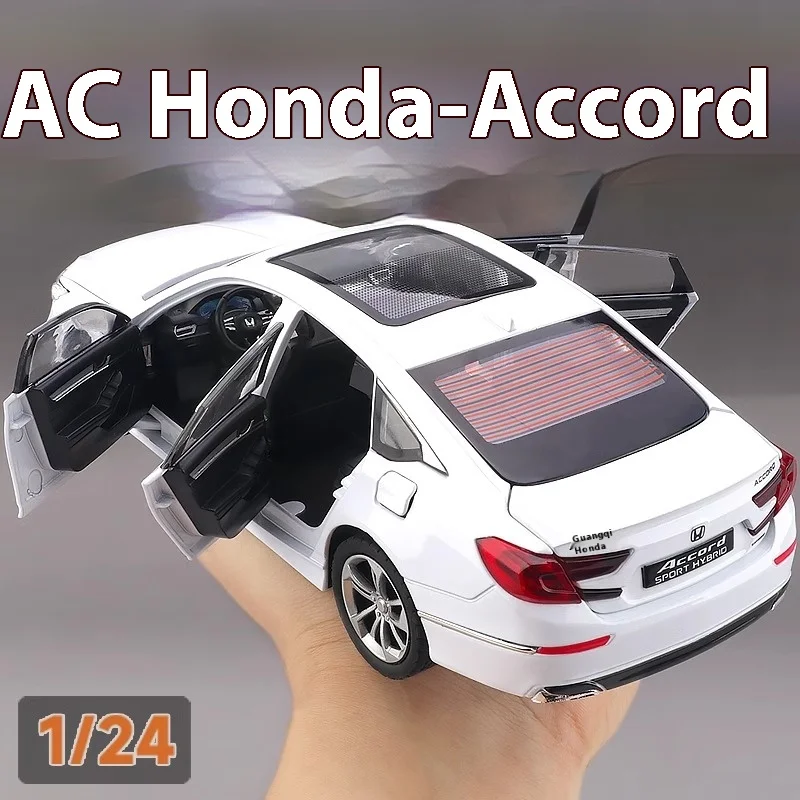 1:24 Honda Accord Limousine Sound & Light Alloy Metal Diecast Car