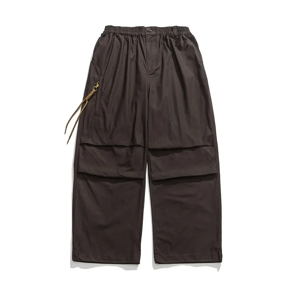 

Men Women Japan Korean Streetwear Loose Casual Outdoor Wide Leg Paratroopers Cargo Pants Cityboy Mountaineering Trousers