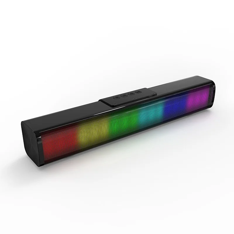 Tanie D02 kolorowe światło RGB głośnik bezprzewodowy głośnik HiFi 10W BT