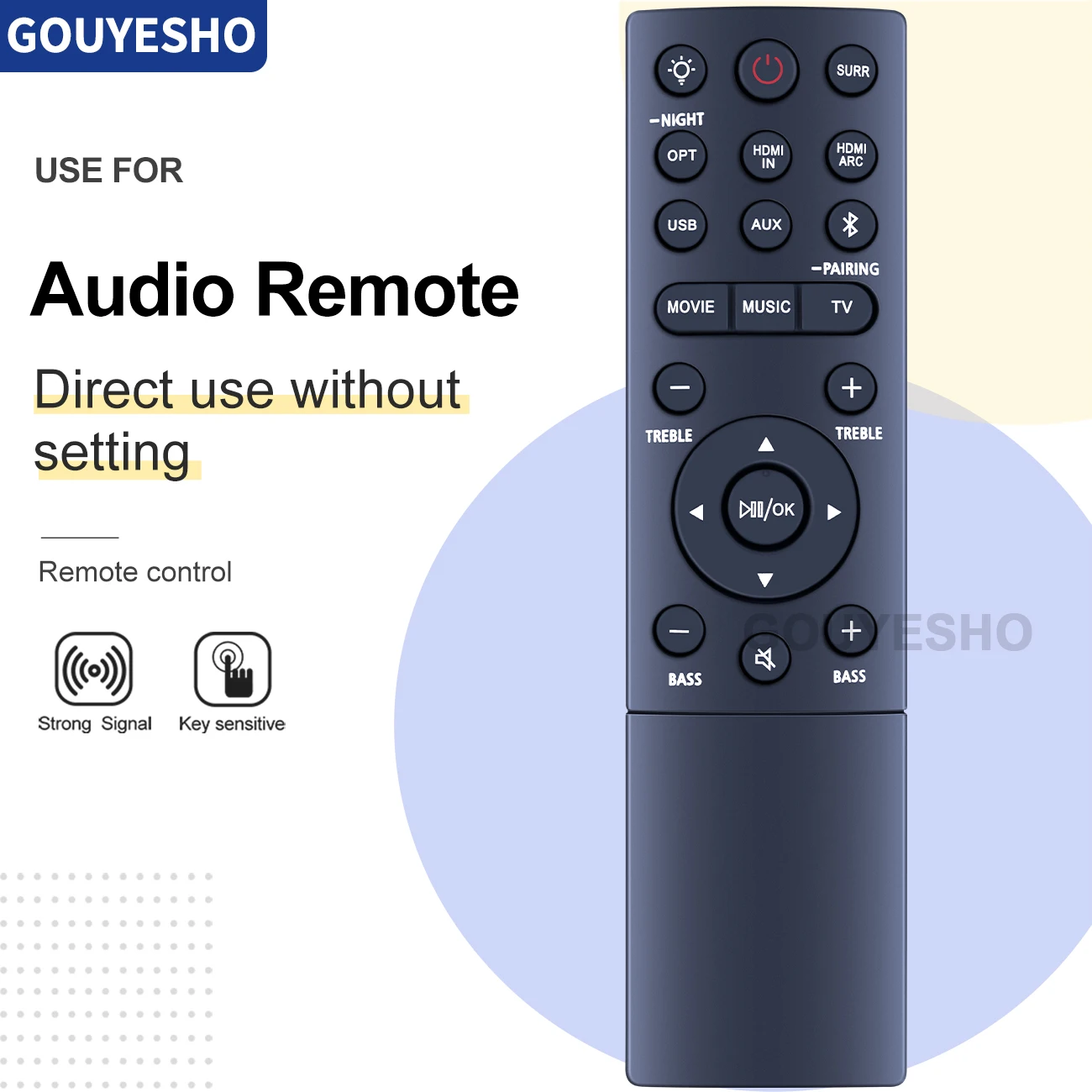 Nuovo Telecomando Per Tcl Alto 8I Ts8111 2.1 Canali Atmos Roku Tv Ready Sound Bar Speaker Ts8212-Na