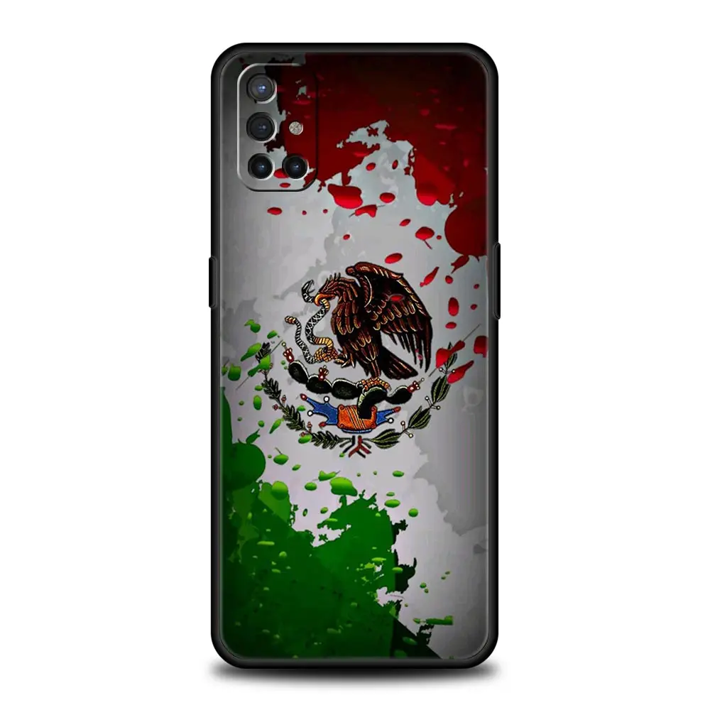 Mexican Flag Soft Black Phone Case Cover