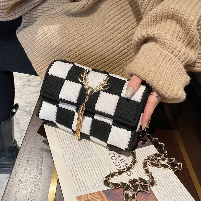 DIY Handcraft Shoulder Bag Making Materials Package Weaving Bag Grid Handmade Supplies for Woman Selfmade Sewing Accessories craft supplies