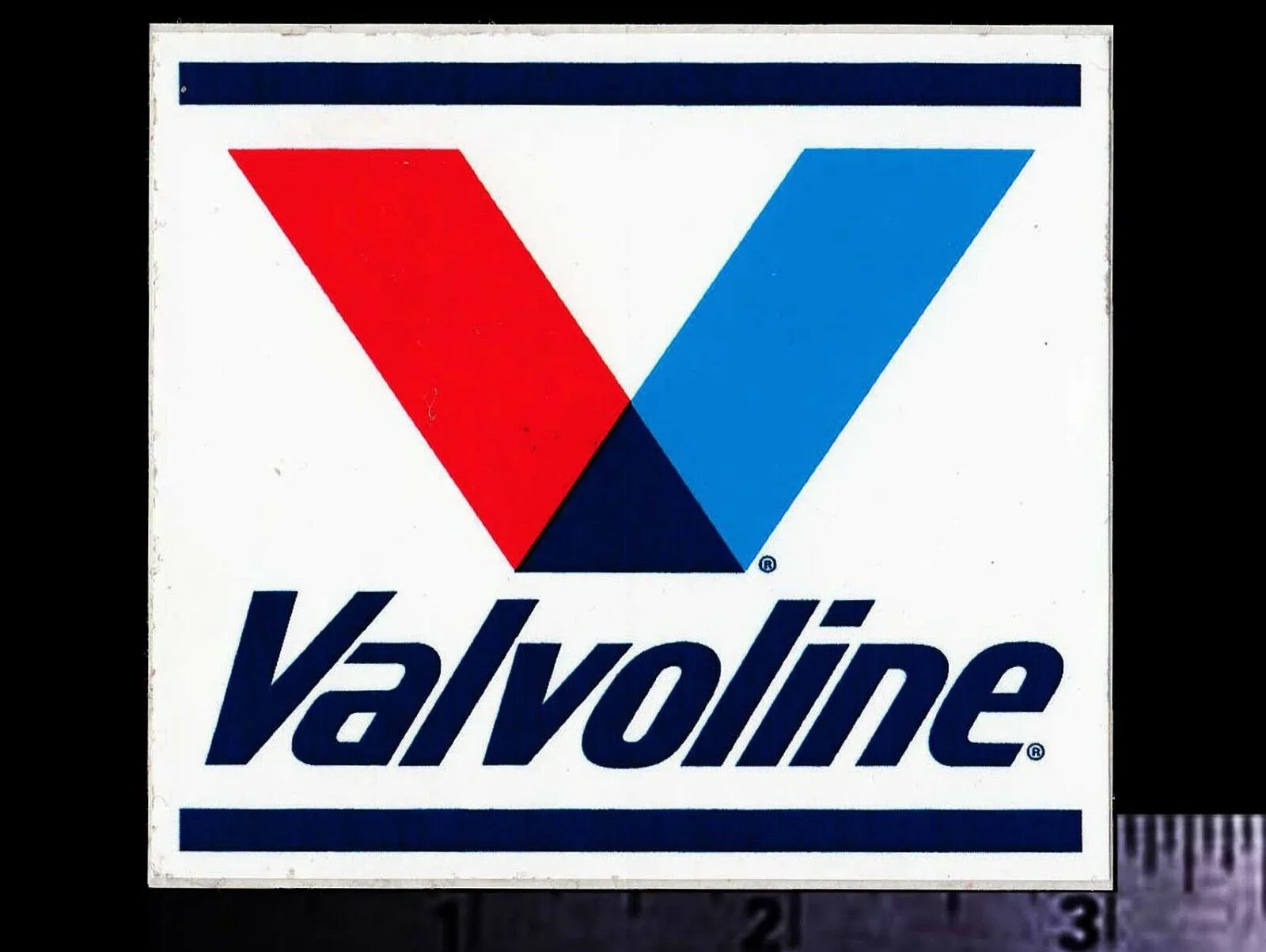 Per X2 Valvoline-Originale Vintage 1980'S Racing Decal/Sticker