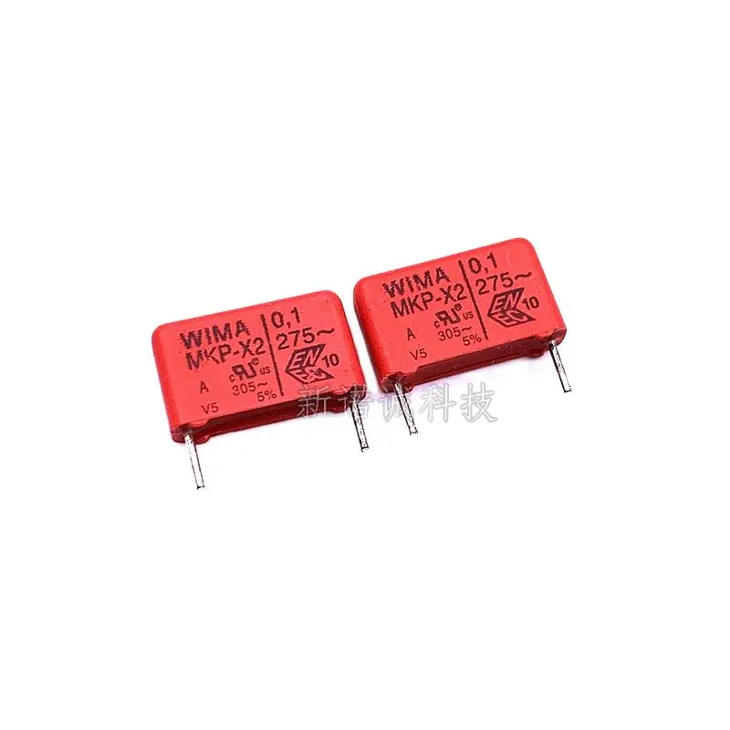 

10PCS/Weimar Capacitor WIMA 275VAC 104 0.1UF 275V 100nF MKP-X2 Pin Distance 15