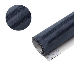 Colorful Self-Adhesive Suede Fabric Roll for DIY Projects and Interior Decor (Navy Blue)