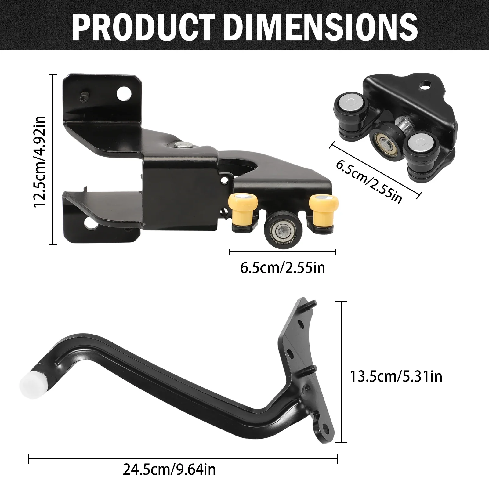Side Door Wheel Kit 9033.T7 9033.T9 1498205080 For Citroen Jumpy 2 Fiat Scudo 2 Peugeot Expert 2007- Sliding Door Roller