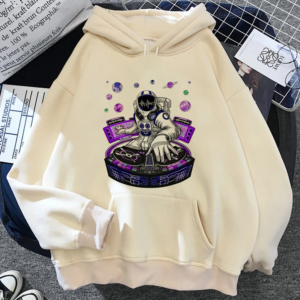 

Dj Music hoodies women gothic Korean style Kawaii y2k aesthetic clothes female Winter clothes