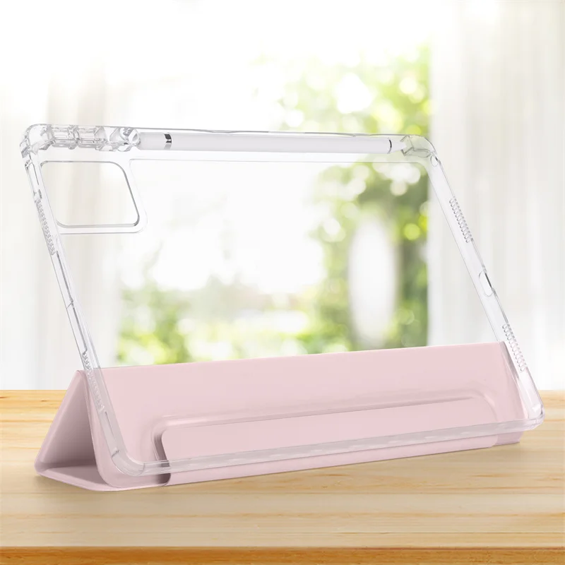 Elegant Trifold Leather Case with Pen Holder