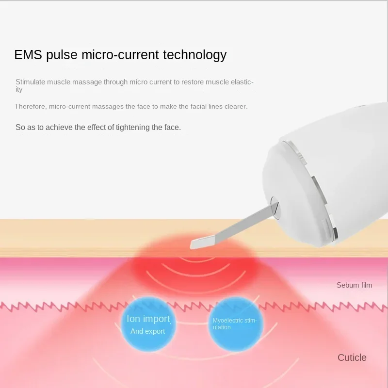 Ultrasonic Peeling Machine for Facial Firming Cleaning Pores and Removing Blackheads and Pimples