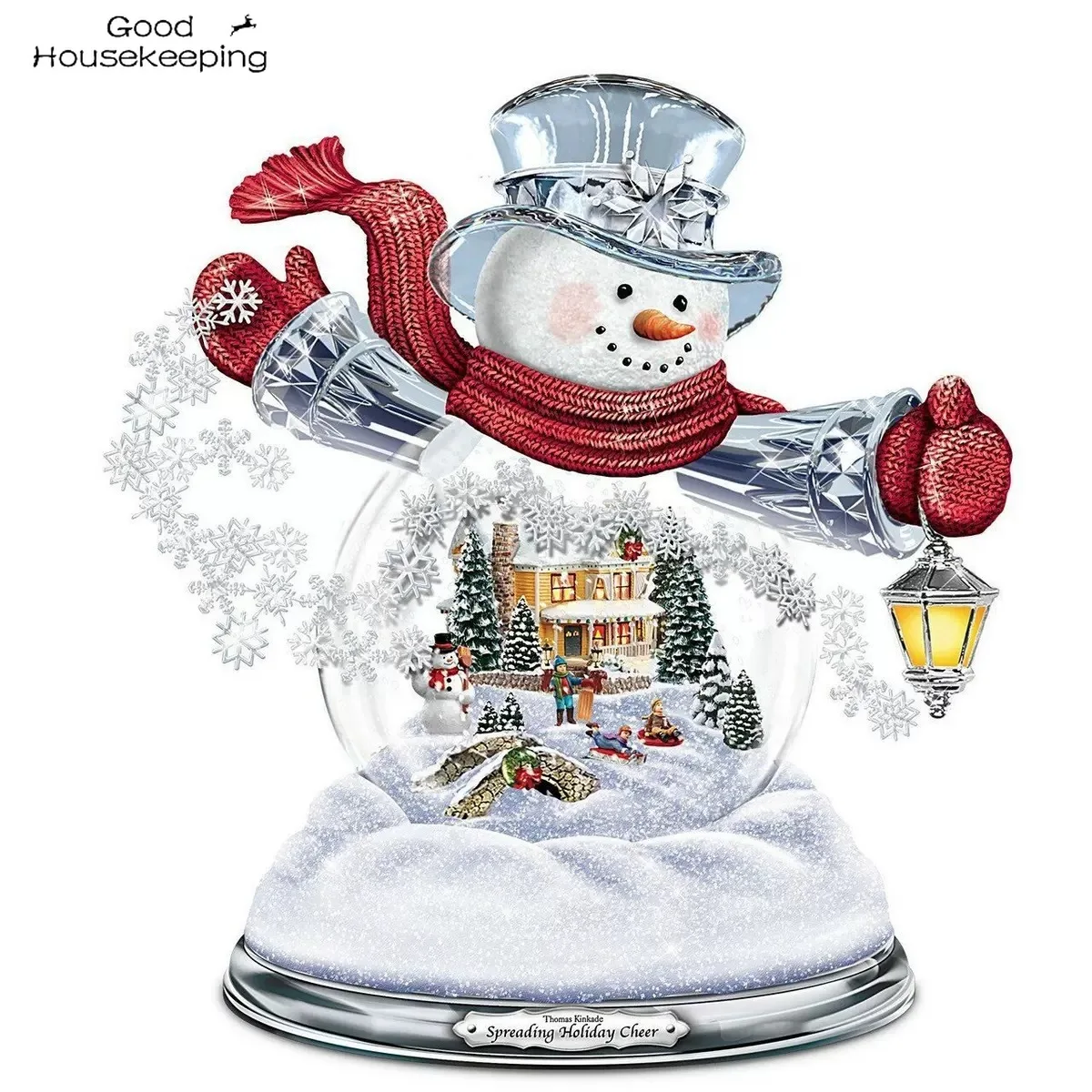 20x30cm Christmas Crystal Tree Santa Claus Snowman Rotating Sculpture Window Paste Sticker Winter New Year Party Home Decor 2022 |