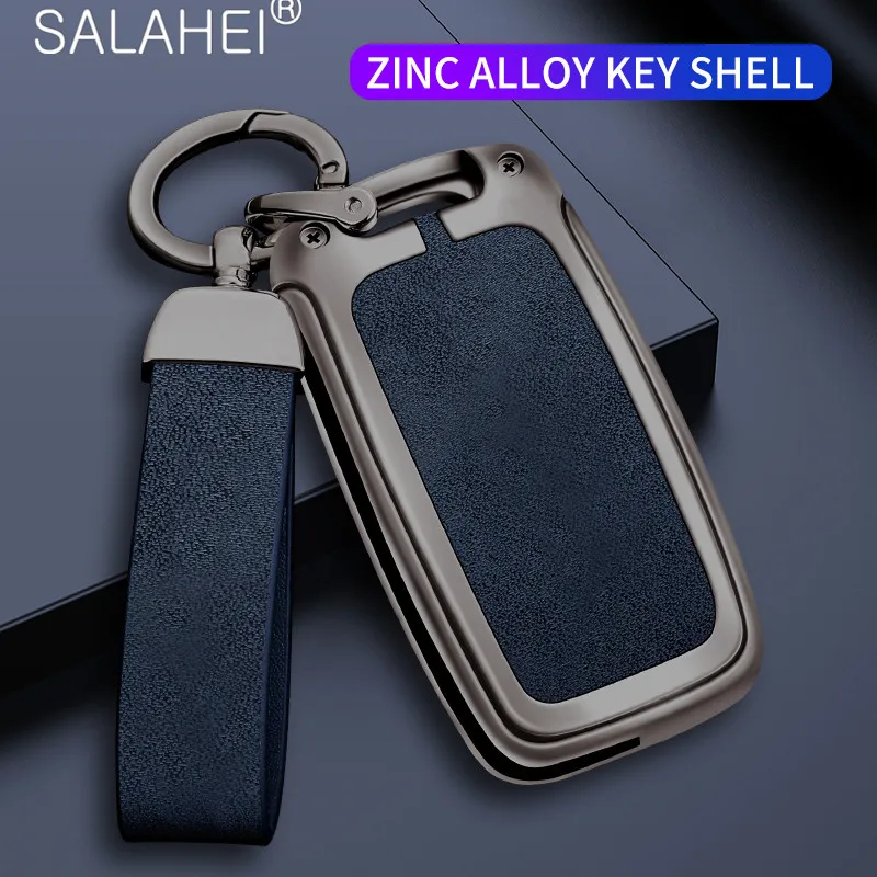 Zinc alloy car key case protector for Volkswagen Polo Tiguan Passat B5 B6 B7 Golf 4 5 6 MK6 Jetta Lavida Key case accessories key case key case cover