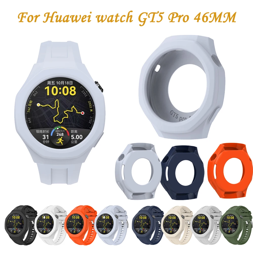 Silicone Watch Band with Protective Case - Premium Replacement Wristband