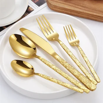 Luxury Gold Flatware Set 1