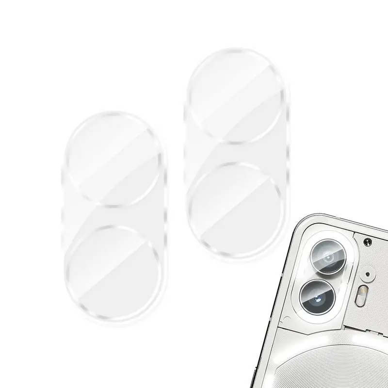 for Nothing Phone 2 Camera Lens Film, Lens Tempered Film, Tempered Glass Camera Lens Protector 3D Camera Tempered Glass Film