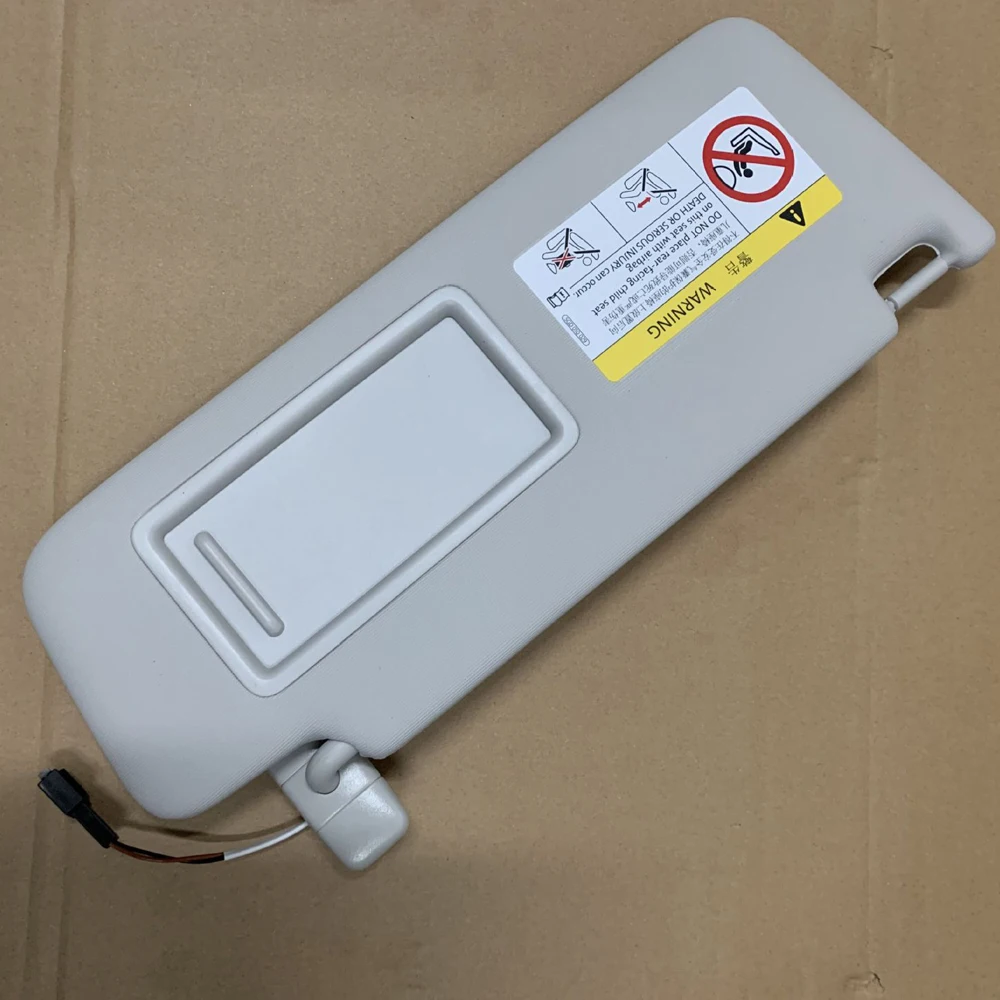 VW 골프 mk7 VII mk8 Jetta 7 T-Cross Passat B8 CC E-Golf T-Roc 용 메이크업 미러 램프가있는 자동차 앞 선 바이저 패널