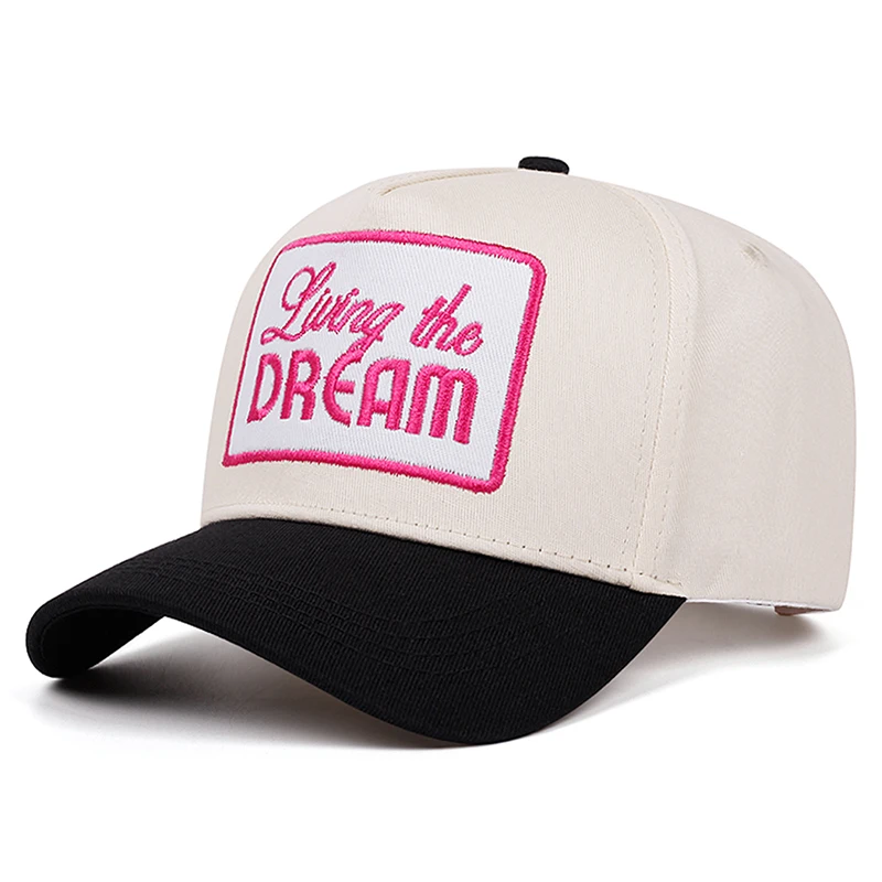 2026 Neue Modische Personalisierte Hip-Hop-Mütze mit DREAM-Stickerei Baseball-Kappe für Outdoor und Alltag Sonnenschutz-Hut Unisex – Detail 2