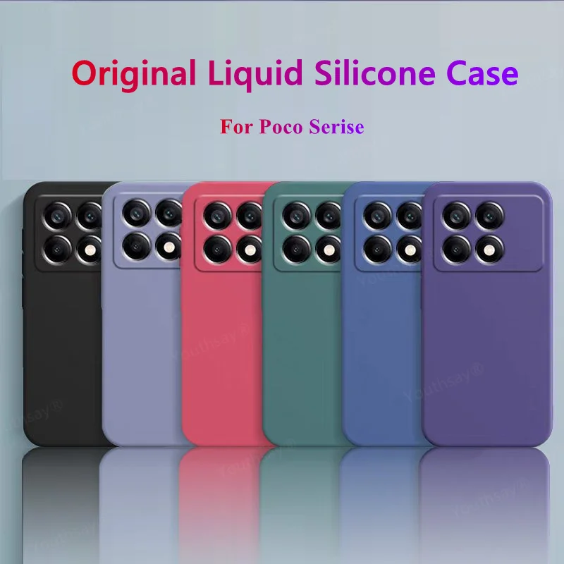 Xiaomi Poco X6 Pro Case Liquid Silicone Slim Soft Phone - Temu