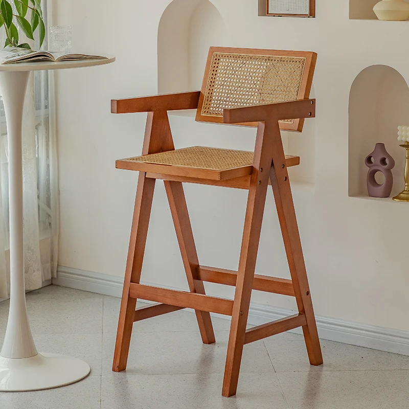 Nordic Bar Chairs Modern Waiting Comfortable High Chairs Reception Counter Furniture
