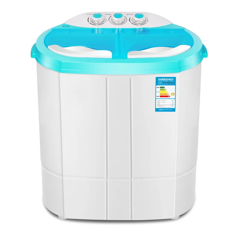 

240w power Mini washer can wash 3.0kg clothes+120w power 2kg dehydration twin tub top loading washer&dryer SEMI-AUTOMATIC WASHER