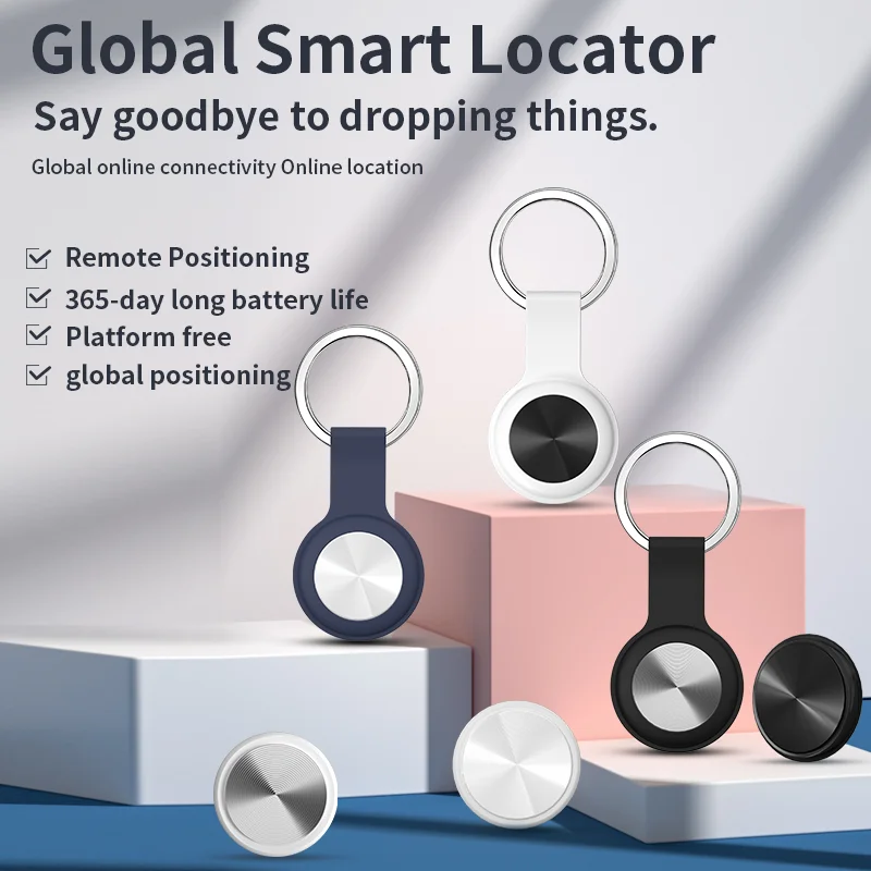 Smart Tracker Electronic Pet GPS Tracker Smart Air Tag Chip Mini Key Finder Anti Lost Alarm Cat Dog Tracking Location Pet Products