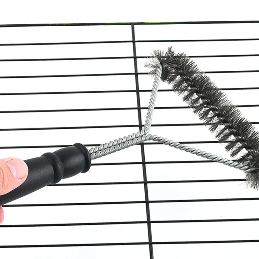 Barbecue Grill BBQ Brush Clean Tool Grill Accessories Stainless Steel Bristles Non-stick Cleaning Brushes Barbecue Accessories