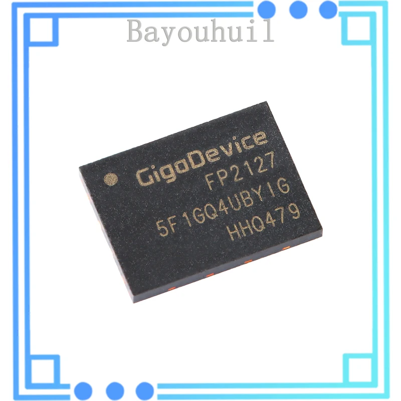 

10PCS Original Authentic GD5F1GQ4UBYIGR WSON-8 1Gb SLC NAND Flash Memory Chip