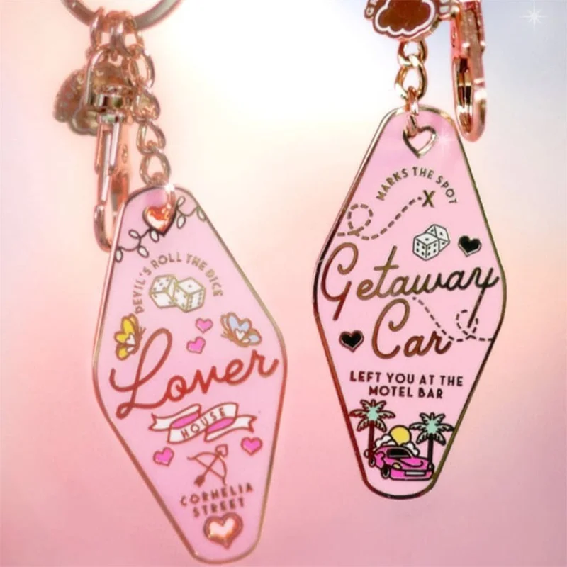 New Taylor Swift Motel escape metal key chain