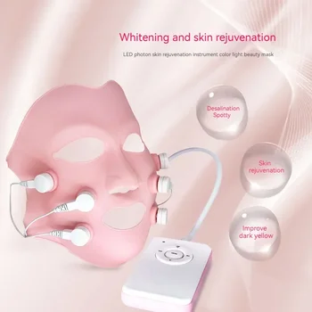 High Quality Face Mask Massager LED Light Therapy Vibrating Wrinkle Remover Skin Care Lift Devices Facial Beauty Appliance Tools